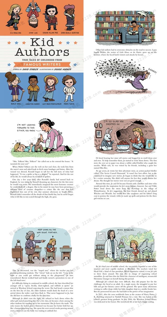 《True Tales of Childhood》五册名人成长传记英文故事PDF/EPUB 百度云网盘下载