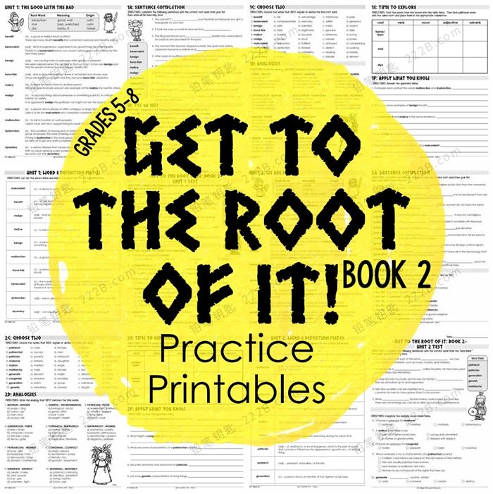 《Word Roots》英文词根专题教材五册+练习二册PDF 百度云网盘下载