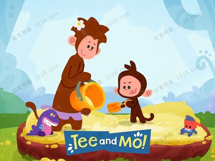 《小提与莫莫Tee and Mo》全50集英文版益智动画视频 百度云网盘下载