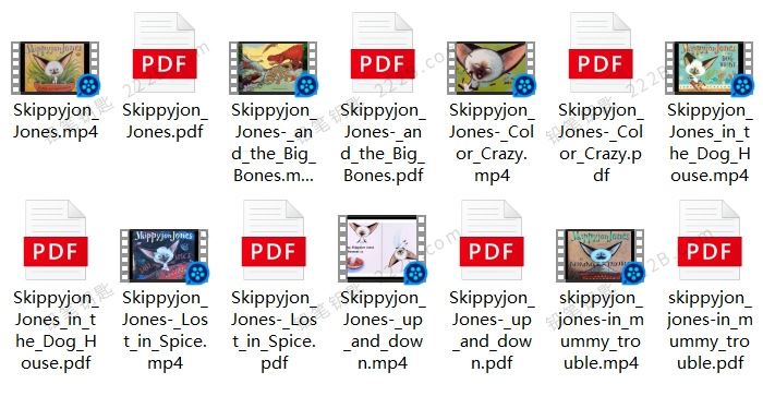 《Skippyjon Jones》斯基皮琼琼斯儿童系列英文绘本附视频 百度云网盘下载
