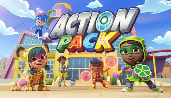 《小英雄出动Action Pack》第一季全10集英文版动画视频 百度云网盘下载