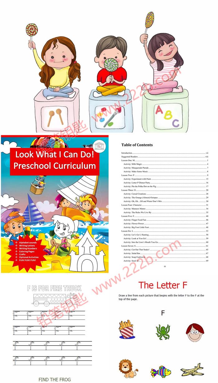 《Look what I can do! Preschool Curriculum》超清原生PDF 百度云网盘下载