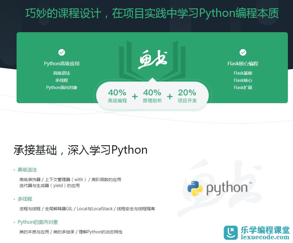Python Flask高级编程之从0到1开发《鱼书》精品项目网盘下载