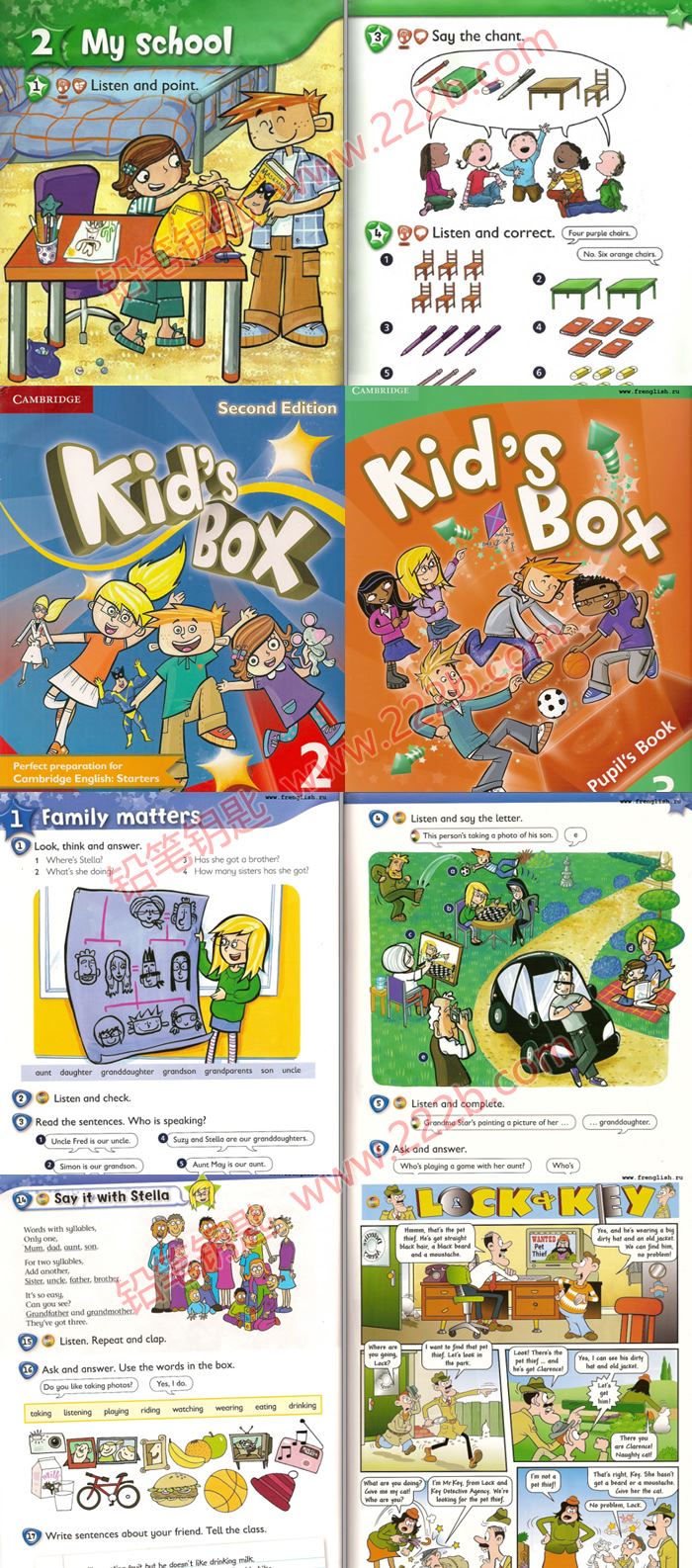 《Kid’s box剑桥国际少儿英语学生用书全7册》多元智能理论PDF 百度云网盘下载
