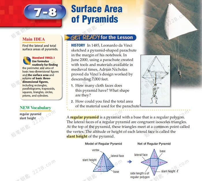 《California Mathematics》加州数学系列G1-G7全7册英文教材PDF 百度云网盘下载