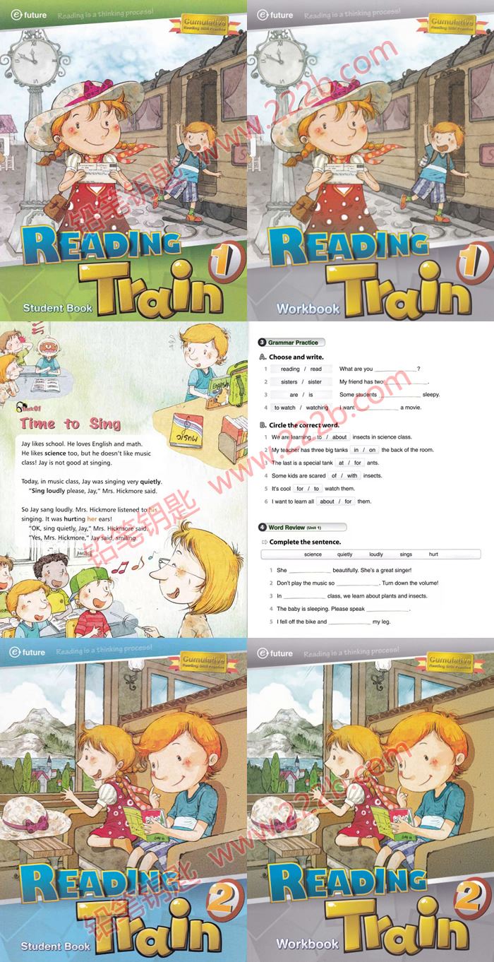 《Reading Train 1-3 含学生用书/练习册》提升阅读技能PDF 百度云网盘下载