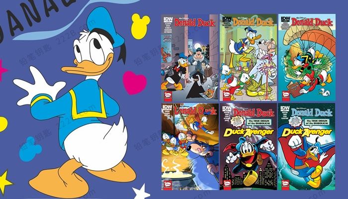 《唐老鸭Donald Duck漫画书》21册迪士尼英文绘本PDF 百度云网盘下载