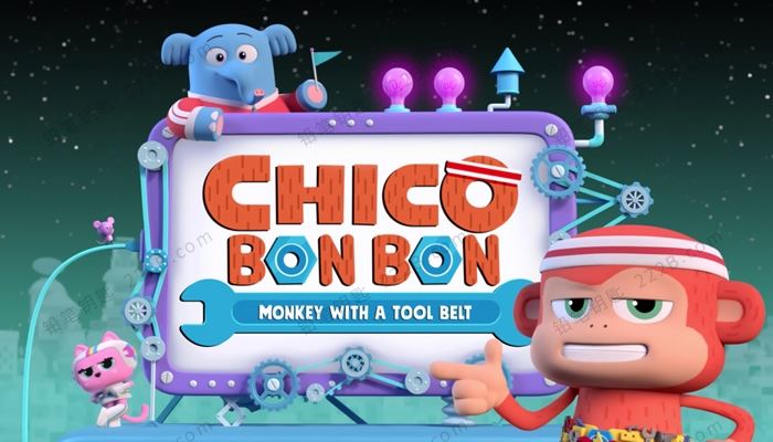 《奇可邦邦Chico Bon Bon》万能工具腰带第一季全10集英文动画视频 百度云网盘下载