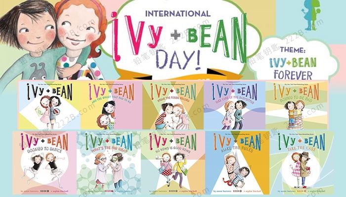《Ivy and Bean Series》10册艾薇和豆豆英文章节书PDF/MOBI+MP3 百度云网盘下载