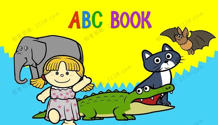 《ABC Book》幼儿英语字母启蒙26集动画+音频+绘本PDF 百度云网盘下载