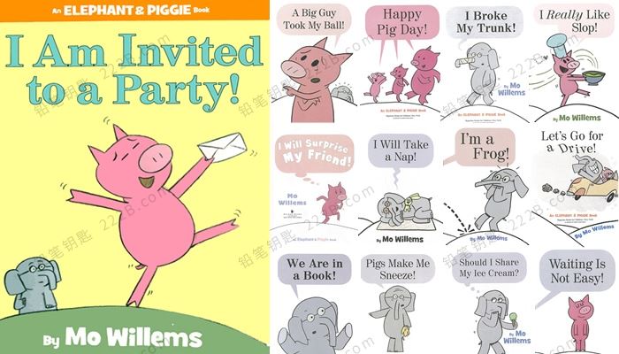《小猪小象Elephant and Piggie》23册绘本故事PDF+MP3 百度云网盘下载