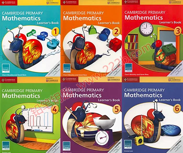 《Cambridge Primary Mathematics learner’s book G1-G6》剑桥小学数学 百度云网盘下载
