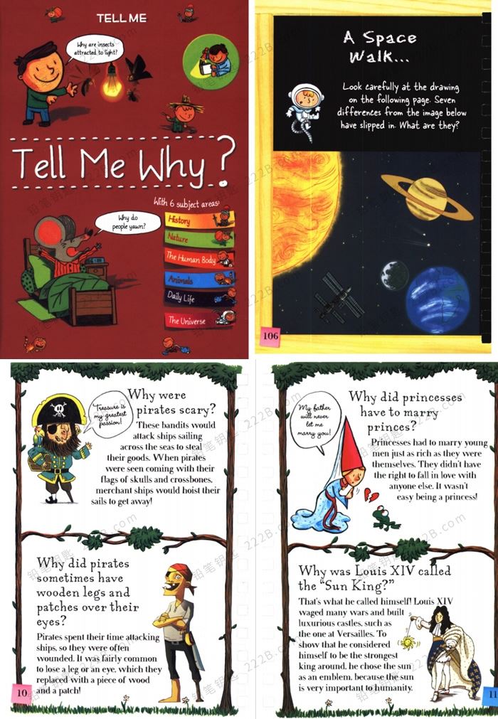 《Tell Me Series》四册告诉我系列儿童英文科普读物PDF 百度云网盘下载