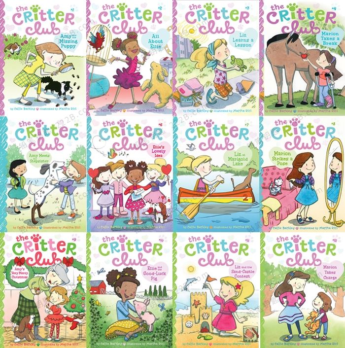 《The Critter Club Series》25册小动物俱乐部系列儿童英文阅读PDF 百度云网盘下载
