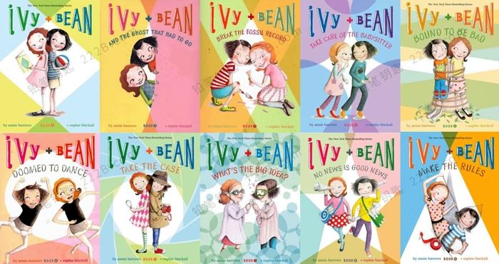 《Ivy and Bean Series》10册艾薇和豆豆英文章节书PDF/MOBI+MP3 百度云网盘下载