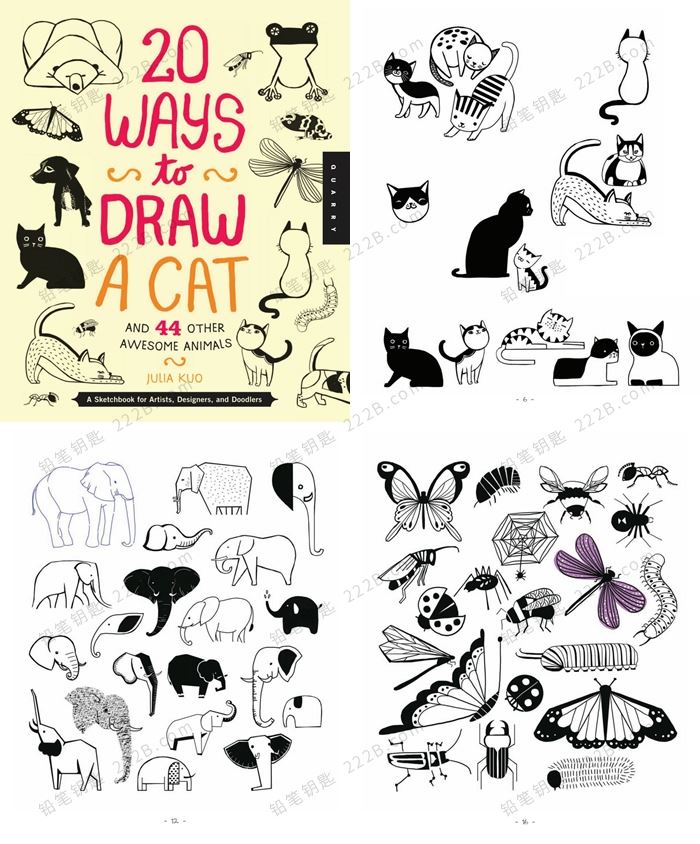 《20 Ways Quarry Books Series》四册绘画涂鸦速写教程系列PDF 百度云网盘下载