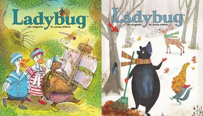《小瓢虫Ladybug》2016年-2020年故事阅读英文杂志PDF 百度云网盘下载