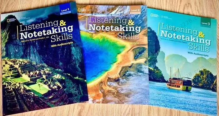 《Listening & Notetaking Skills 全三册》美国国家地理PDF+音频+视频 百度云网盘下载