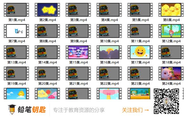 《宝宝巴士精选英文儿歌126集》 MP4视频 720P高清画质 百度云网盘下载