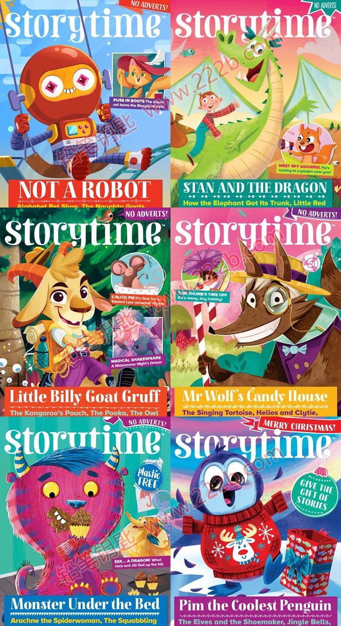 《Storytime儿童故事54期英文杂志资源》2015年-2020年PDF 百度云网盘下载