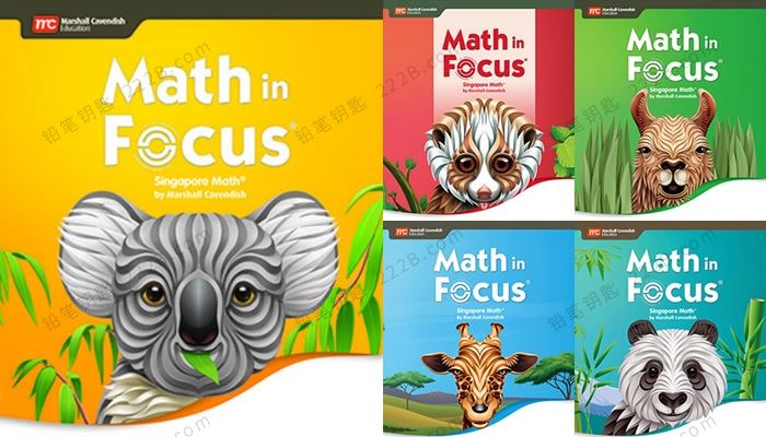 《Math in Focus Workbook》G1-G5新加坡数学英文练习册PDF 百度云网盘下载