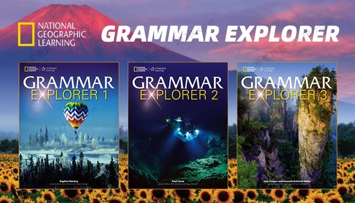 《Grammar Explorer》国家地理1-3级青少年英文语法教材PDF+MP3音频 百度云网盘下载