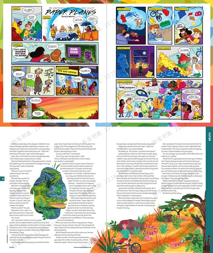 《SCOOP儿童英文杂志》10册英语阅读故事诗歌漫画PDF 百度云网盘下载