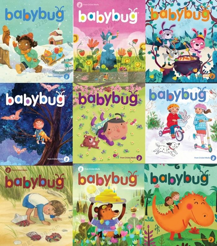 《Babybug虫宝宝》2016年-2020年英语启蒙绘本PDF 百度云网盘下载