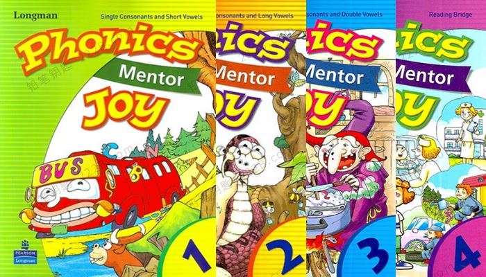 《Phonics Mentor Joy》1-4册自然拼读英文练习册PDF 百度云网盘下载