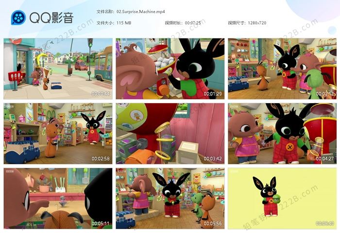 《小兔兵兵Bing Bunny》全38集第二季英文版MP4动画视频 百度云网盘下载