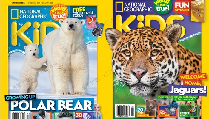 《National Geographic KIDS》2014年-2020年自然科普英文杂志PDF 百度云网盘下载