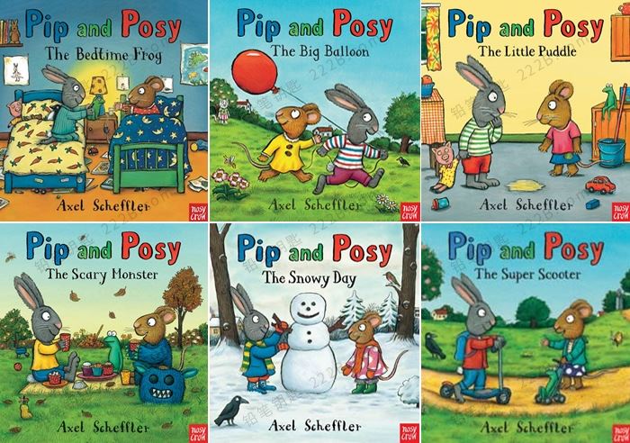 《Pip and Posy》六册英文绘本PDF+配套音频MP3+拓展资料 百度云网盘下载