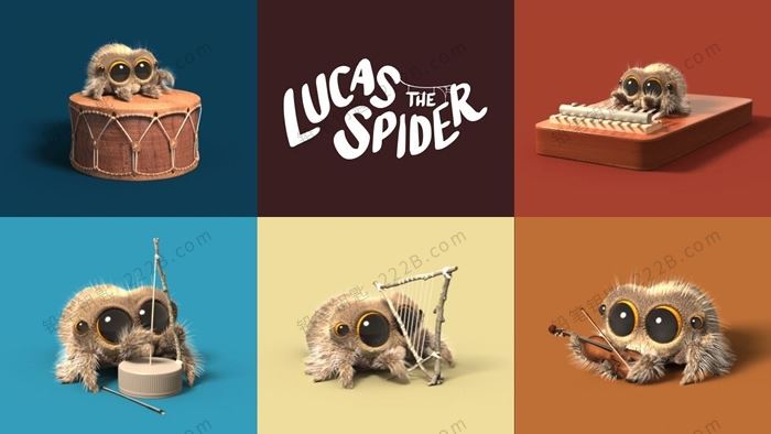 《小蜘蛛卢卡斯Lucas the Spider》34集英语启蒙动画短片系列 百度云网盘下载