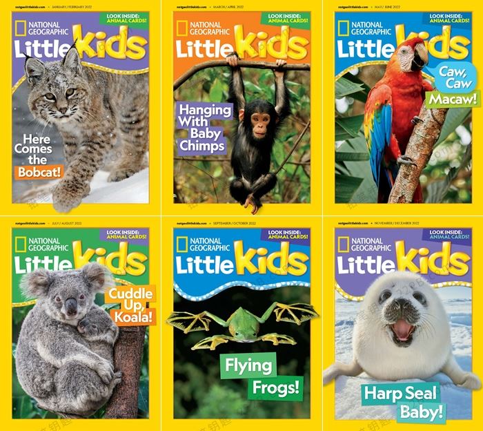 《National Geographic Little Kids》2022年全套美国国家地理杂志幼儿版PDF 百度云网盘下载