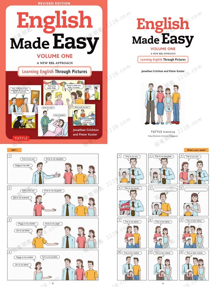 《English Made Easy》两册英文情景对话图解英语PDF 百度云网盘下载