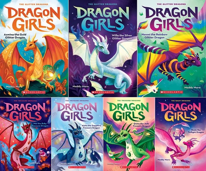 《Dragon Girls Series》全七册龙之女孩系列儿童英文章节书 百度云网盘下载