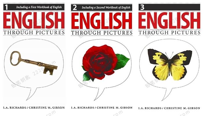 《English Through Pictures》L1-L3图解英语英文教材PDF+音频MP3 百度网盘下载