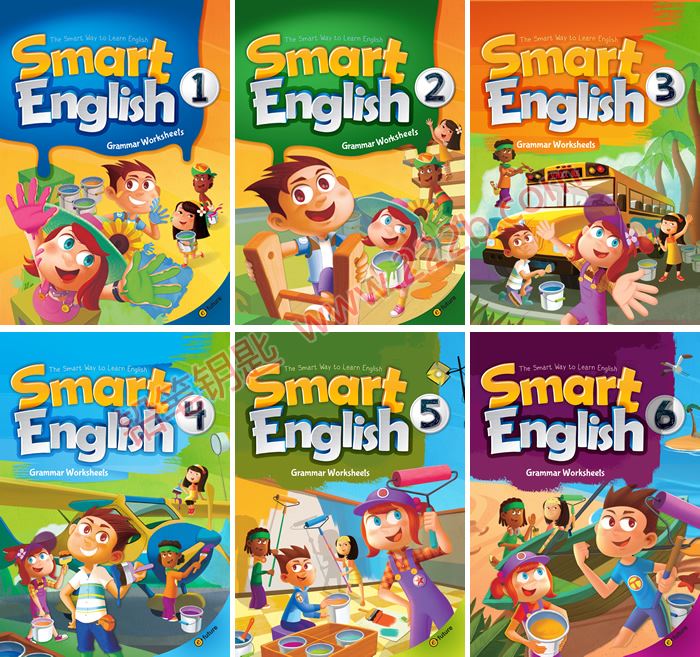 《Smart English Grammar全套1-6级别》基础语法高效学PDF 百度云网盘下载