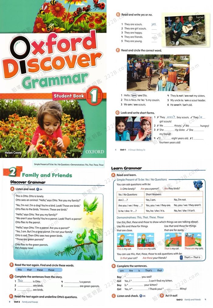 《Oxford Discover Grammar G1~G6》语法教材PDF 百度云网盘下载