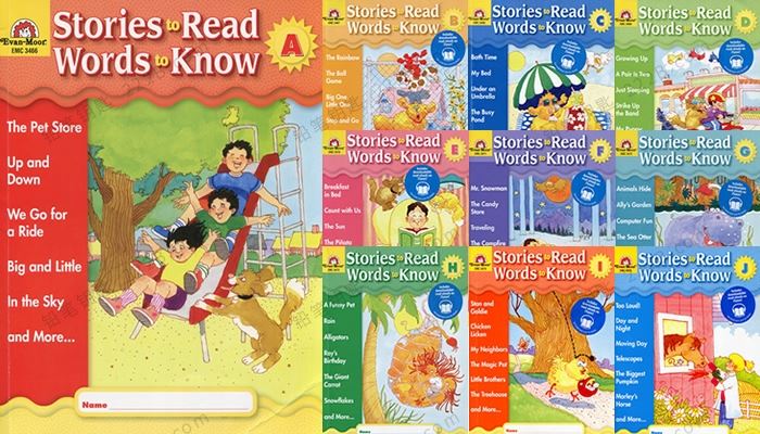 《Stories to Read, Words to Know》10册英文阅读练习教辅PDF+MP3 百度云网盘下载