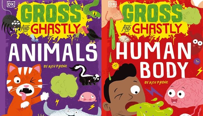 《Gross and Ghastly Series》DK毛骨悚然动物和人体科普知识英文绘本 百度云网盘下载