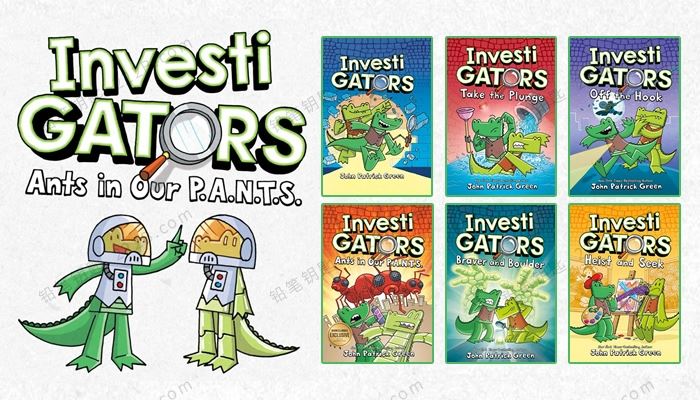 《InvestiGators Series》六册鳄鱼调查员英文全彩儿童漫画 百度云网盘下载